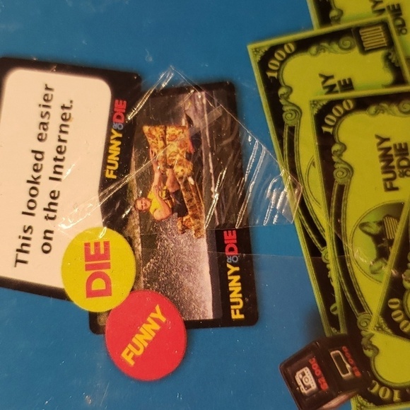 NIB Hasbro Gaming Funny or Die Board Came Age 13+ 3 - 6 players 2" x 8" x 10.5" - Picture 6 of 6